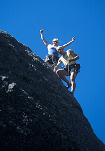 Bruce and Tass on top of Stardancer, Mount Rushmore