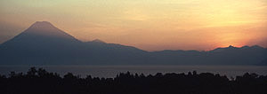 Lake Atitlan sunset, Guatemala